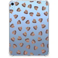 B2Ctelecom Hippe Hoes voor iPad (2022) 10.9 | iPad 10.9 (2025) Poep Emojis
