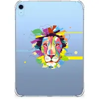 B2Ctelecom iPad (2022) 10.9 | iPad 10.9 (2025) Tablet Back Cover Lion Color