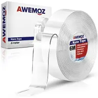 Awemoz Nano Tape - Klussen - 6 Meter - Dubbelzijdig Plakband Extra Sterk - Transparante Dubbelzijdige Tape - Waterdicht