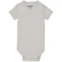Lodger Rompertje Shortsleeve Seersucker Steel-Maat 80