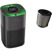 Zedar Luchtreiniger / Air Purifier met APP en 2x HEPA 13 filter + koolstoffilter - Werkt tegen huisstofmijt, hooikoorts, allergie, stof, - 210 m³/u - L600