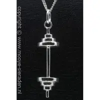 MOOYE ® - Collectie Zilveren Halter XL ketting hanger