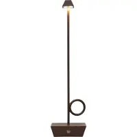 Broggi Design Broggi Lampada Bugia, oplaadbare lamp van cortenstaal