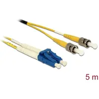 DeLOCK Cable Optical Fibre LC Duplex to ST Duplex Singlemode OS2 5 m