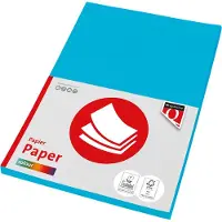 Quantore - Kopieerpapier A4 120gr azuurblauw 100vel | Pak a 100 vel | 10 stuks