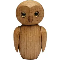 Spring Copenhagen Clever uil decoratie 10 cm Eik