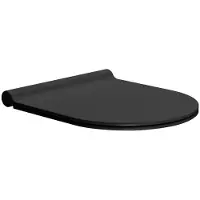 GSI Kube X Color Wc Toiletzitting, SLIM, Soft Close, mat zwart