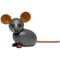 Spring Copenhagen The house mouse decoratie 4,5 cm Grijs