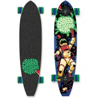 Street Surfing - Cut Kicktail Longboard - Kinderen - 36 inch - Astronaut - 91cm