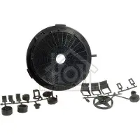 Wpro FAC549 Koolstoffilter D210 met montage clips