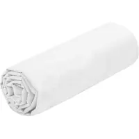 Stof Textiles Hoeslaken Eden - 2-persoons - 180 x 200 cm - wit - hotelkwaliteit - ademend katoen - 30 cm matrasdikte