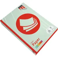 Quantore - Kopieerpapier A4 120gr lichtgroen 250vel | Pak a 250 vel | 5 stuks