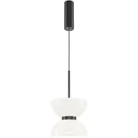 Maytoni Kyoto, moderne hanglamp, zwart en wit, LED, 11W, warm wit licht, 3000K