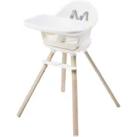 Maxi-Cosi Moa 4-in-1 Meegroeikinderstoel - 6 maanden-7 jaar(0-25 kg) - Beyond White -Peuterkrukje en een Klein Bureau met Stoeltje