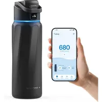 WaterH Boost slimme waterfles 946 ml zwart - B003BK
