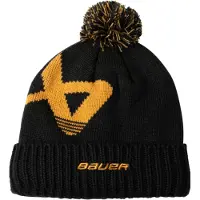 Bauer Intarsia Knit Pom Beanie Ho24 Muts (zwart-geel) Sr. Zwart / Geel