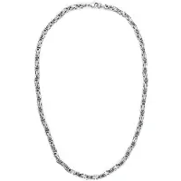 EtNox hard and heavy Halsketting - Königskette - voor Mannen - zilverkleurig | Maat 50 cm