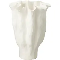 J-Line Vaas Calyx Ceramic White Large