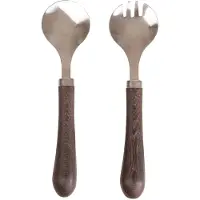 Sagaform Astrid saladeset Bruin-zilver