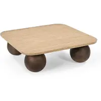 Giga Meubel Salontafel Nori Travertin 90cm