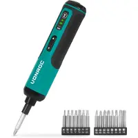 Vonroc Elektrische Schroevendraaier 4V | Incl. 15-delige bitset en USB-C kabel