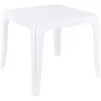 CLP Queen - Bijzettafel wit glans