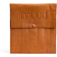 MUUD Oslo. Handgemaakt Leren Etuit Voor Sokkennaalden En Verwisselbare Breinaalden 22x19cm -