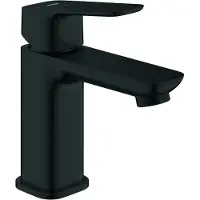 GROHE Cubeo Wastafelmengkraan - S-size - uitloop 10.6cm - opbouw - zwart mat 1017322430