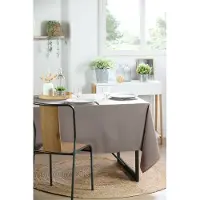 Stof Textiles Tafelkleed Nelson - 145 x 200 cm - taupe - Eettafel tafellakens - polyester - tafel dekken
