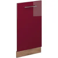 Vicco Fame-Line Vaatwasserfrontpaneel – 45 cm zonder werkblad Bordeauxrode hoogglans