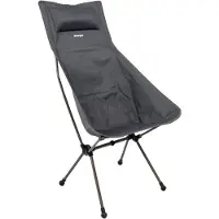 Vango Micro Tall Chair – Campingstoel – Stalen frame – Endure polyester – Hoge rugleuning met hoofdsteun – Compact opvouwbaar – Gewicht 1,8 kg – Max. draaggewicht 120 kg – Inclusief draagtas