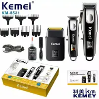 Kemei Tondeuse + Scheerapparaat + Body‑trimmer - km-8531 - set - scheren - 3 in 1 - nieuwe versie van 2025.