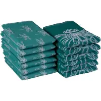 DoubleDry Theedoeken en keukendoeken set 12 stuks 100% katoen hoge