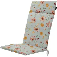 Madison Tuinstoelkussen Universeel Florina Orange Hoge Rug (120 x 50 cm)