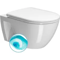 GSI Pura Eco Wandcloset, Swirlflush, 36x55cm, wit ExtraGlaze