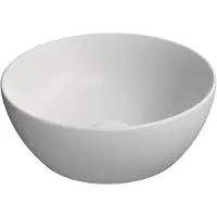 GSI Pura Keramische waskom, Ø32cm, mat wit