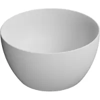 GSI Pura Keramische waskom hoog, Ø42cm, mat wit