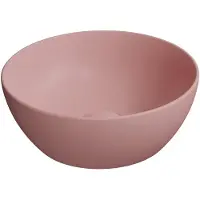 GSI Pura Keramische waskom, Ø32cm, mat blush