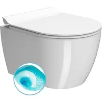 GSI Pura - Hangend toilet, Swirlflush, ExtraGlaze, wit 880211