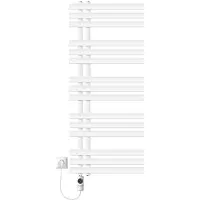 LuxeBath Badkamer radiator middenaansluiting 500x1200 mm wit met verwarmingselement 1200W