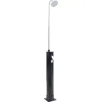 Casa.pro Buitendouche Ampend solardouche met 18 L tank zwart