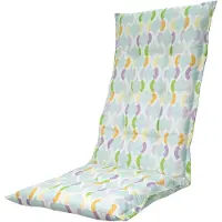 Madison Tuinstoelkussen Trivia Mint Natural Hoge Rug (123 x 50 cm)