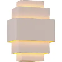 Artdelight Wandlamp Layers B 20 cm wit goud