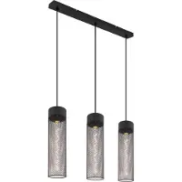 Globo 3-lichts hanglamp Hans zwart