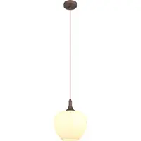 Globo Bruine hanglamp Maxy 1-lichts Ø 24cm