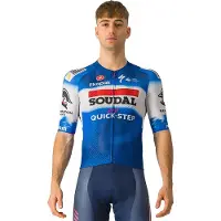 Castelli Climber's 4.0 Soudal Quick-Step 2024 Short Sleeve Jersey Blue