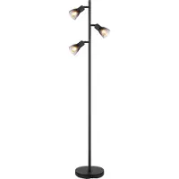 Globo Zwarte Vloerlamp Satella 3 Lichts