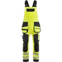 Blakläder 2626-1648 High Vis Bretelbroek 4-weg stretch High Vis Geel/Marineblauw maat D92 heren