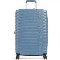 Mandarina Duck Flyduck Trolley (4 wielen) blauw-grijs