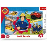 Trefl Brandweerman Sam Legpuzzel - 15 stukjes - Vanaf 3 jaar
